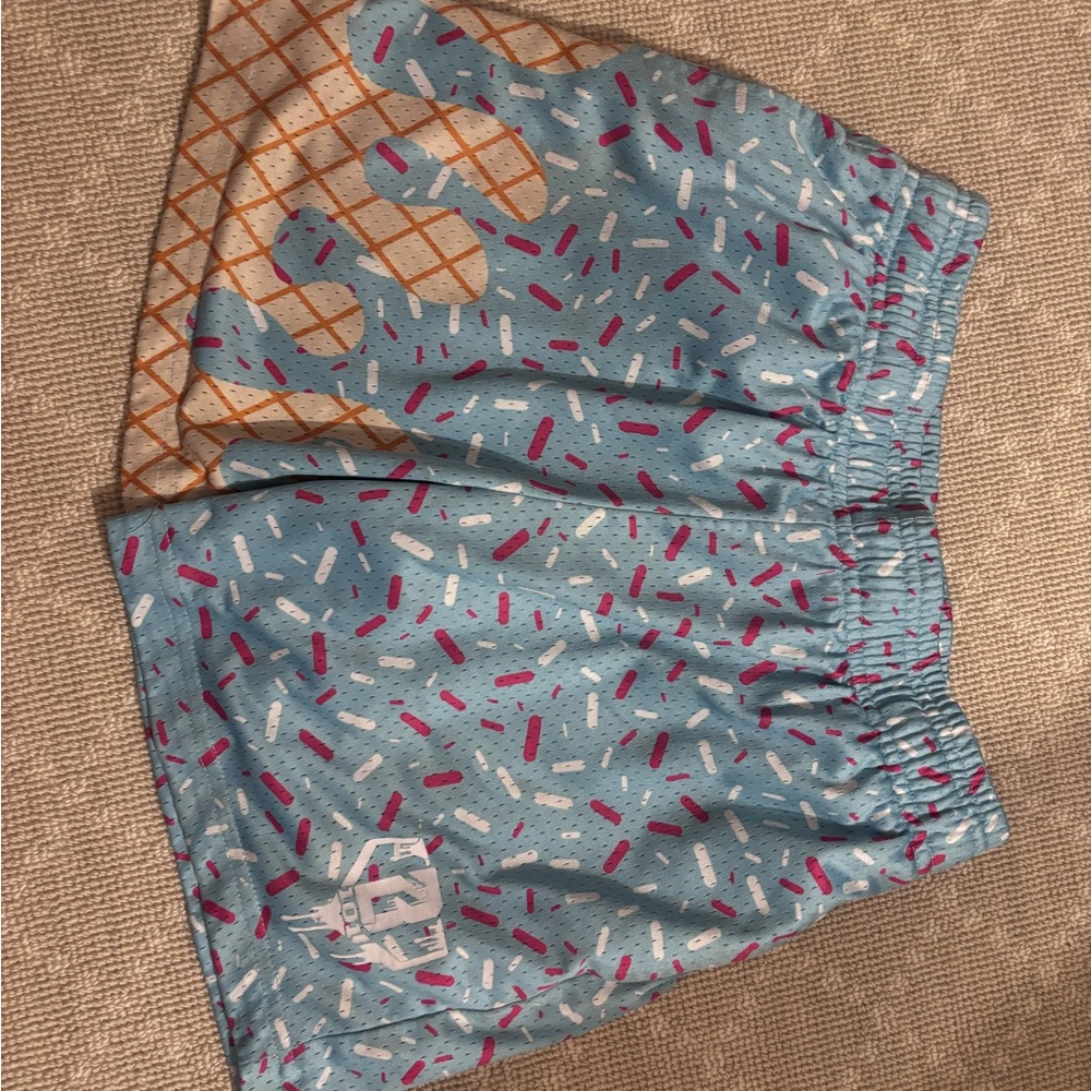Baseball Lifestyle 101 
Blue Ice Cream Sprinkles Kids Athletic Shorts